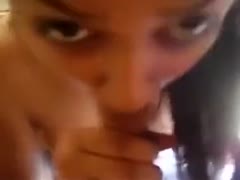 An attractive Indian playgirl displays her amazing irrumation abilities.